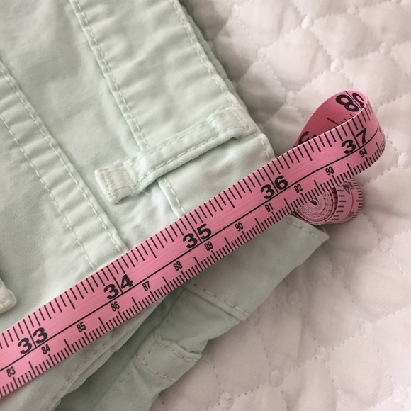 Zara Women - Light Pastel Green Slim Fit Pants - Size 6 - Picture 5 of 5